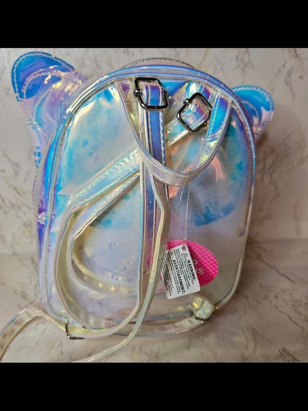 The Children's Place Iridescent Butterfly Sequin Mini Backpack - Rainbow